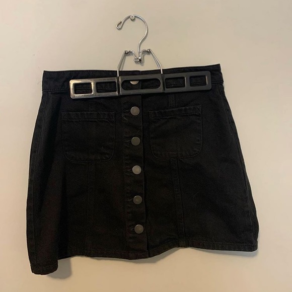 Garage Black Jean Skirt - Picture 1 of 1